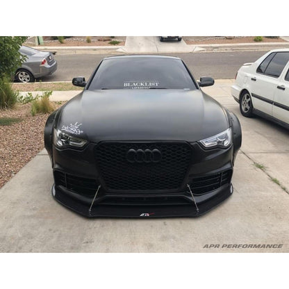 Carbon Fiber Front Wind Splitter - 2013-2017 Audi S5 /RS5 (Stock Bumper)