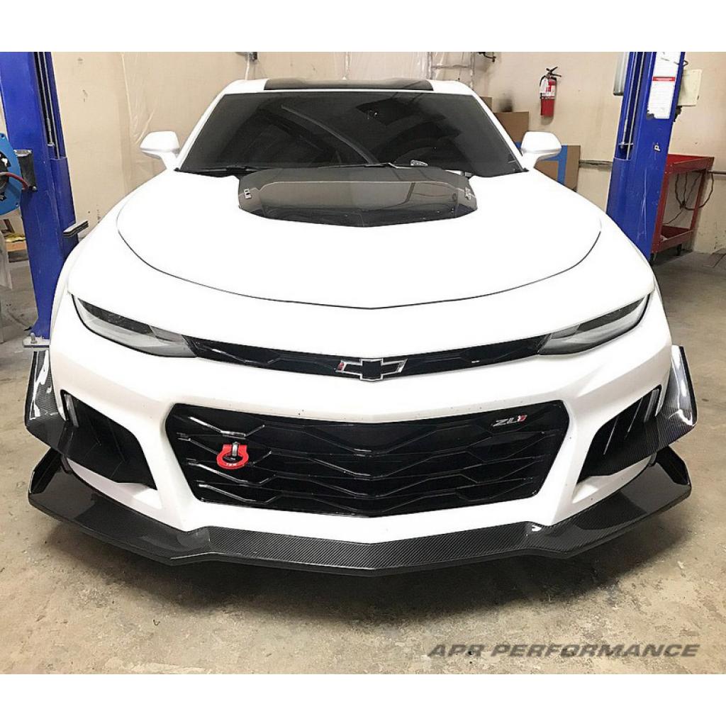 Carbon Fiber Front Bumper Canards- 2017 - 2024 Chevrolet Camaro ZL1
