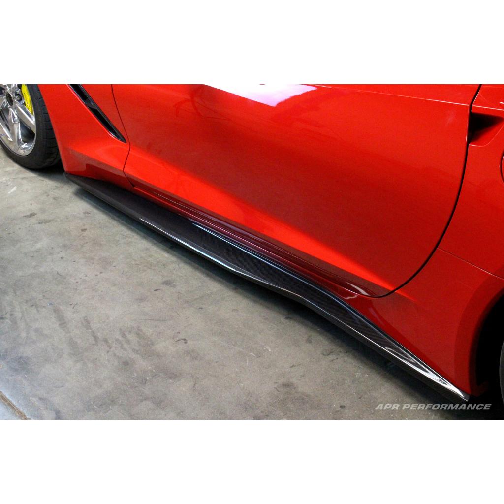 Carbon Fiber Side Rocker Extensions/ Side Skirt - Chevrolet C7 Corvette