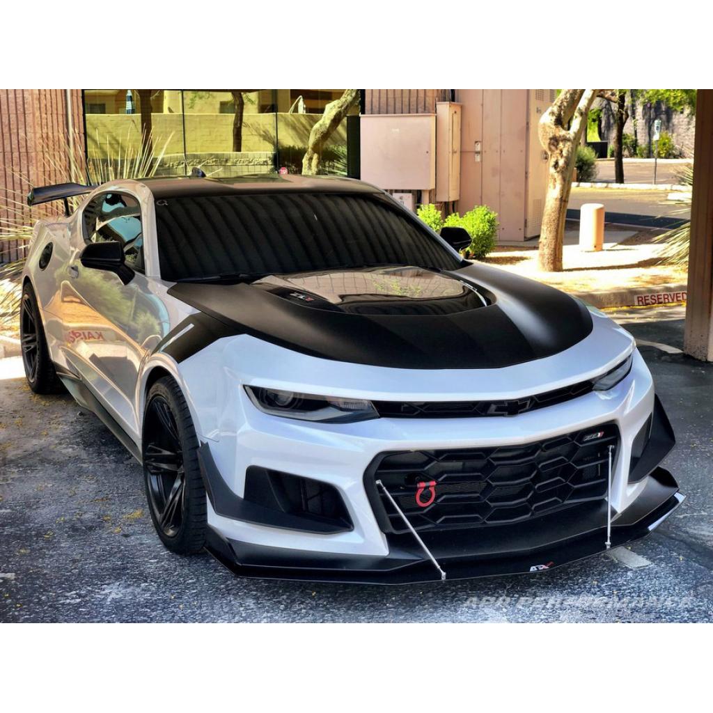 Carbon Fiber Front Wind Splitter- 2018-2024 Chevrolet Camaro ZL1 1LE