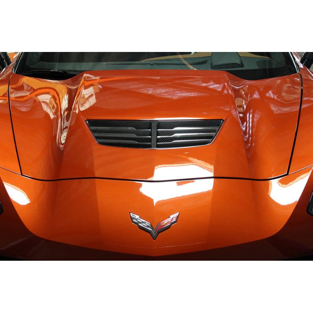 Carbon Fiber Hood Vent-Chevrolet C7 Corvette Z06