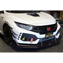 Carbon Fiber Front Bumper Canards - 2017 - 2021 Honda FK8 Civic Type R
