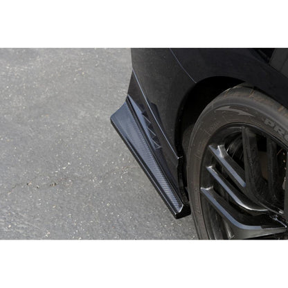 Carbon Fiber Rear Bumper Skirts- 2017-2022 Nissan GTR-R35