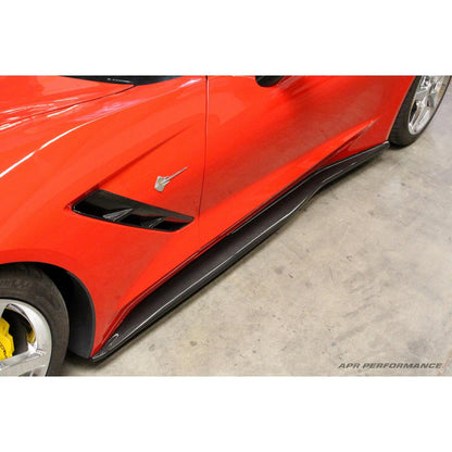 Carbon Fiber Side Rocker Extensions/ Side Skirt - Chevrolet C7 Corvette