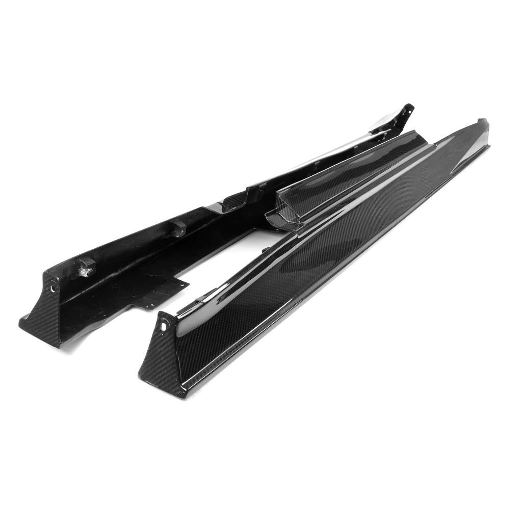 2017-2022 Nissan GT-R R35 Carbon Fiber Side Rocker Extensions