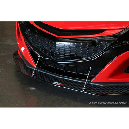 Carbon Fiber Front Wind Splitter - 2016-2022 Acura NSX (Stock Bumper)