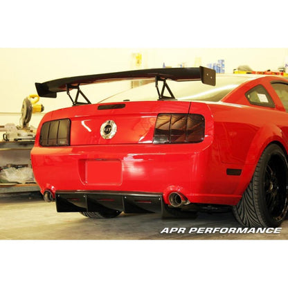 GTR Carbon Fiber Rear Diffuser - 2005-2009 Ford S197 Mustang