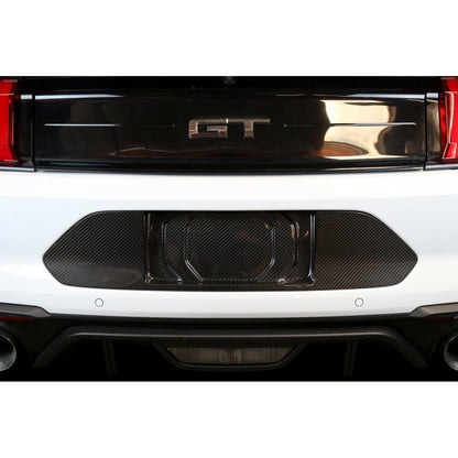 Carbon Fiber License Plate Backing-2018-2023 Ford Mustang