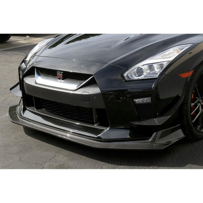 Carbon Fiber Front Bumper Canards- 2017-2022 Nissan R35 GTR