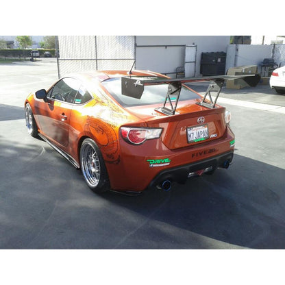 GT-250 Carbon Fiber Adjustable Wing w. 11" Pedestals Set - 2013-2020 Scion FRS / Toyota GT86/ Subaru BRZ