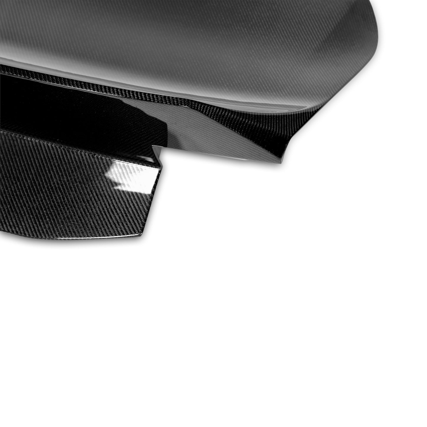 2024 + Ford Mustang Type-X Double Sided Carbon Fiber Trunk W/ Integrated Spoiler