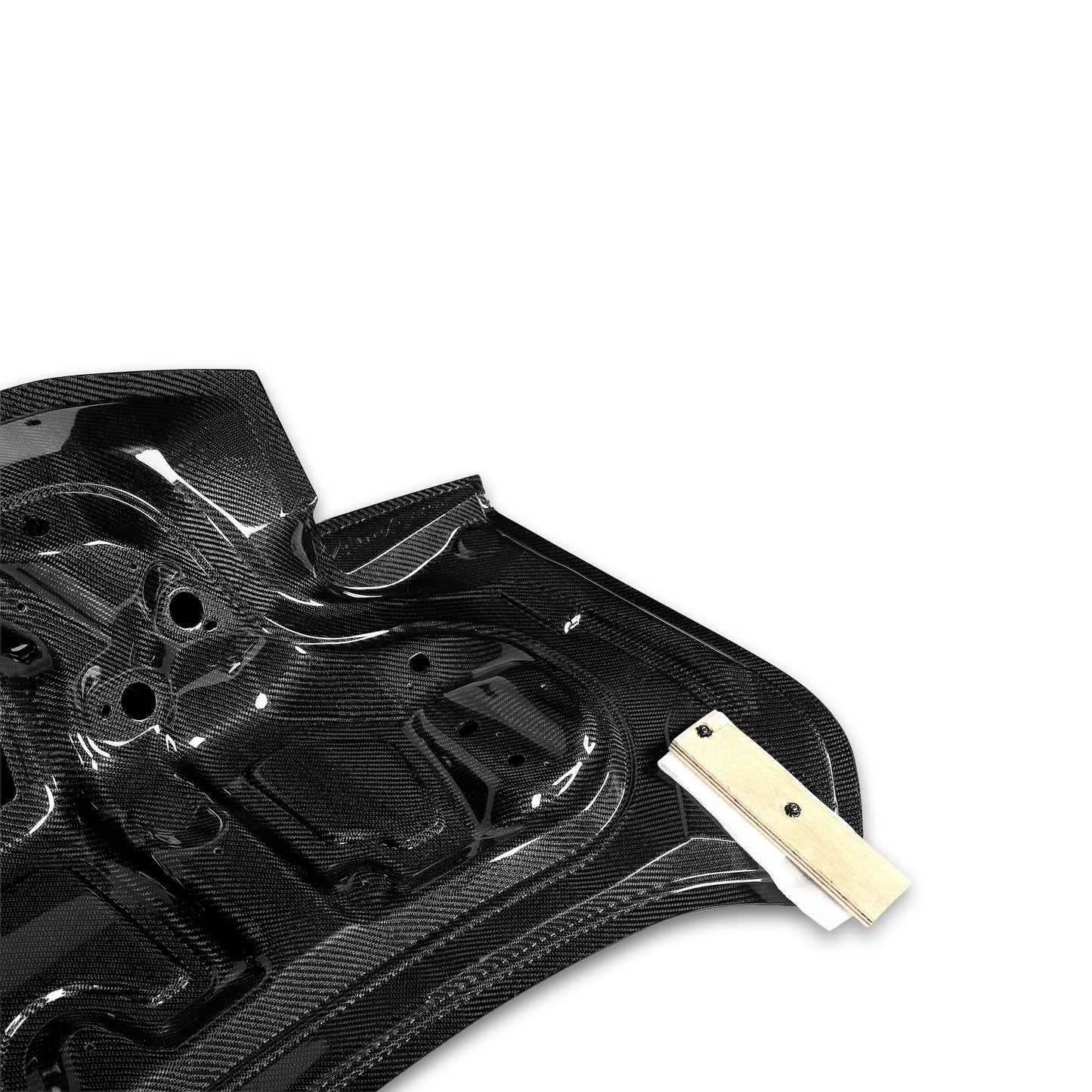 2024 + Ford Mustang Type-X Double Sided Carbon Fiber Trunk W/ Integrated Spoiler