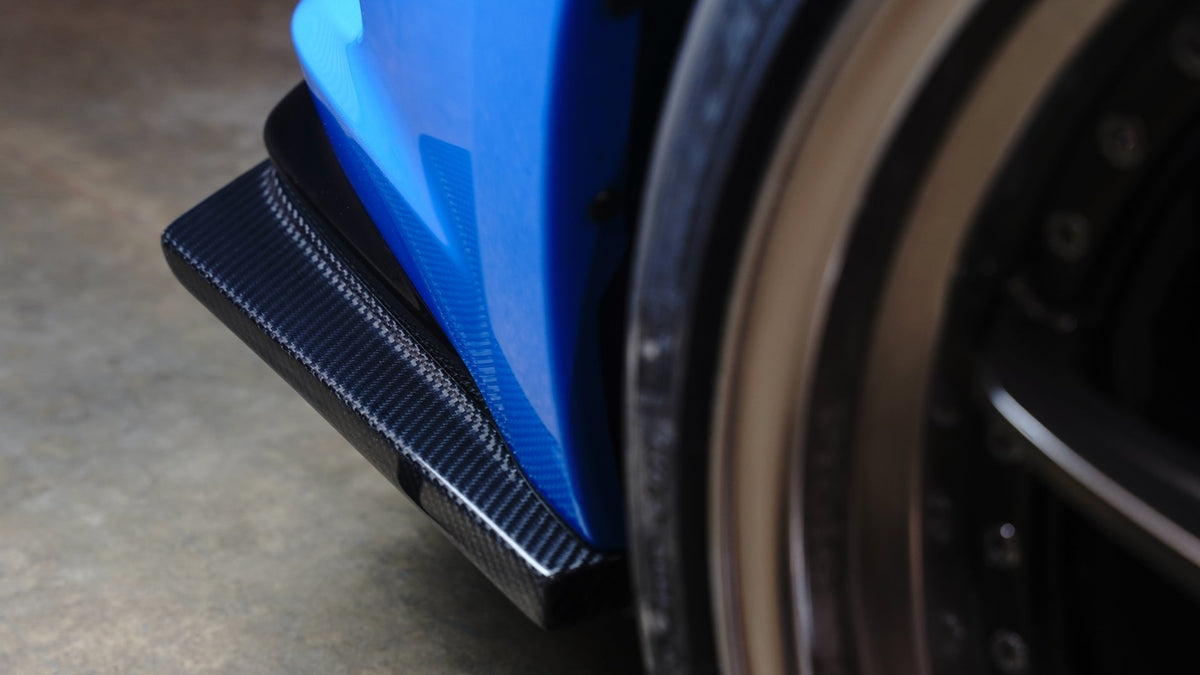 Carbon Fiber Rear Bumper Skirts- 2023-Current Honda FL5 Civic Type R