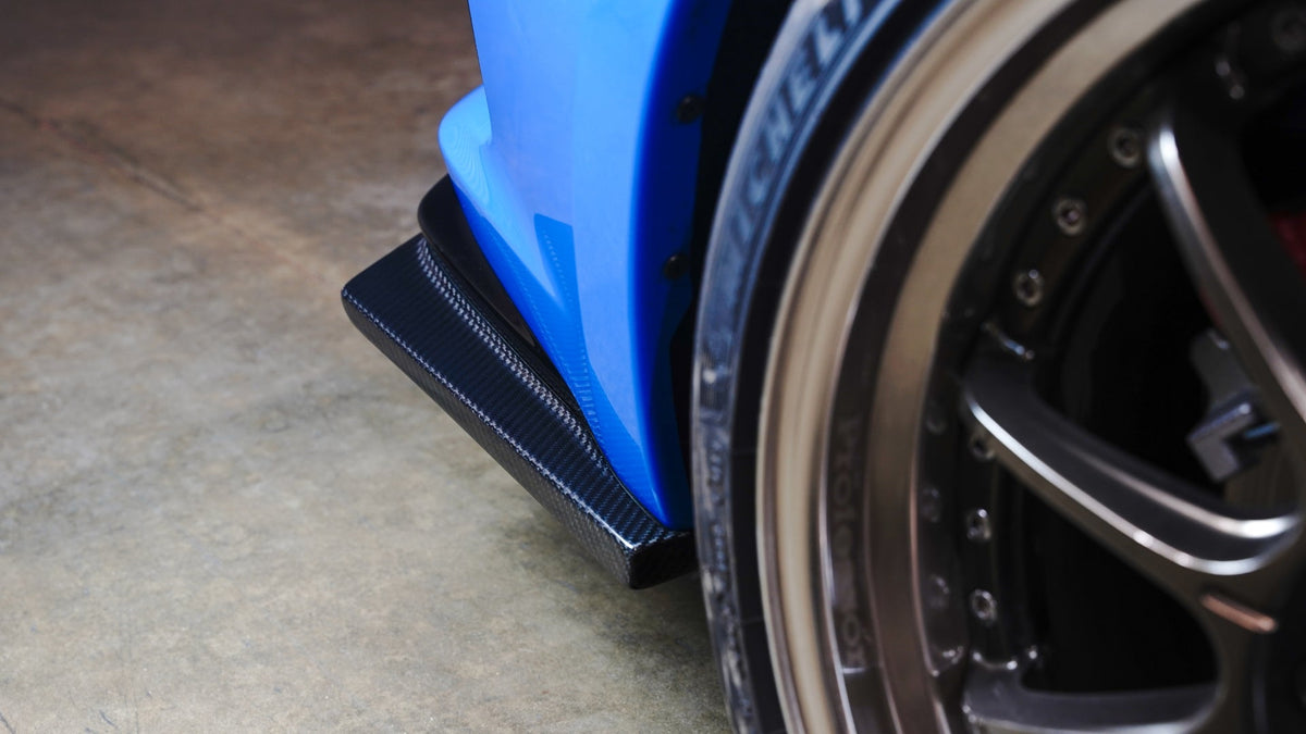 Carbon Fiber Rear Bumper Skirts- 2023-Current Honda FL5 Civic Type R