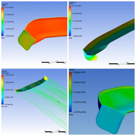 GTC-200 Carbon Fiber Adjustable Wing - 2024-Current Ford S650 Mustang