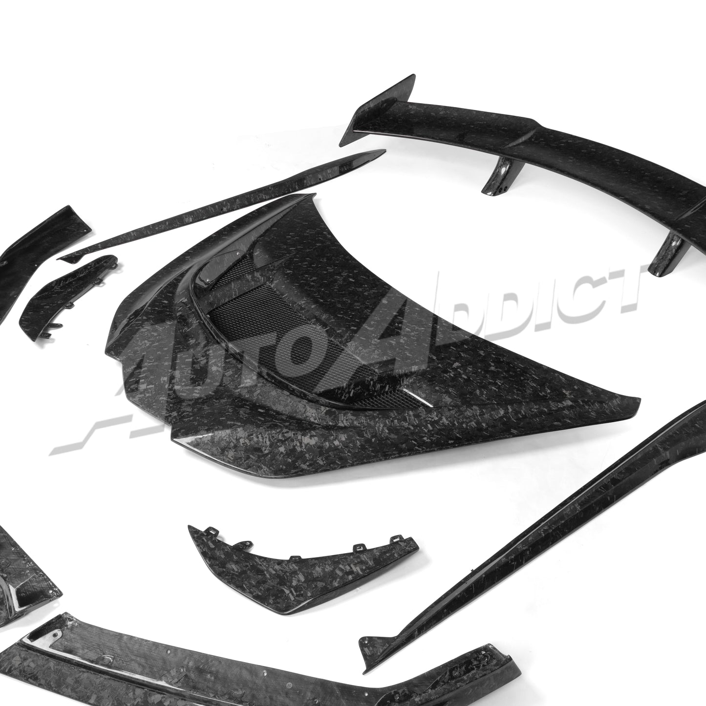 2020-2026 Corvette C8 Quiet Racing ZR1 ZTK Forged Carbon Fiber Aero Kit Z06/E-Ray