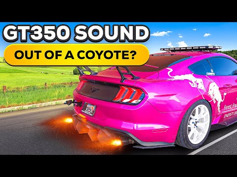 2015-2023 Ford Mustang GT S550 Valved Sport Exhaust System sound clip