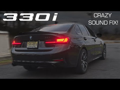 2019-2024 BMW G20/G22 330i/430i Valved Axleback Exhaust System sound clip
