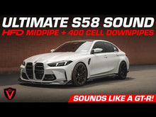 2021-2027 BMW G80/G82/G83/G87 M2 / M3 / M4 400 Cell Catted Downpipes sound clip