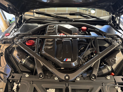 CSL Style Carbon Fiber 5-Point Strut Brace | BMW G8X M2/M3/M4