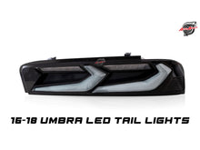 2016-2018 CHEVY CAMARO UMBRA LED TAILLIGHTS GLOSS BLACK/SMOKE LENS