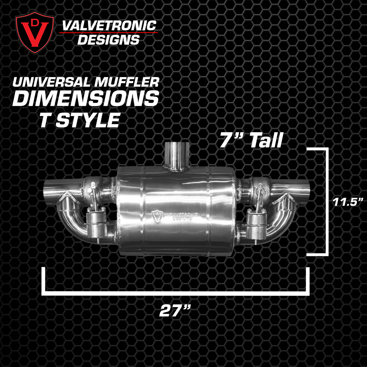 UNIVERSAL VALVED MUFFLER KIT