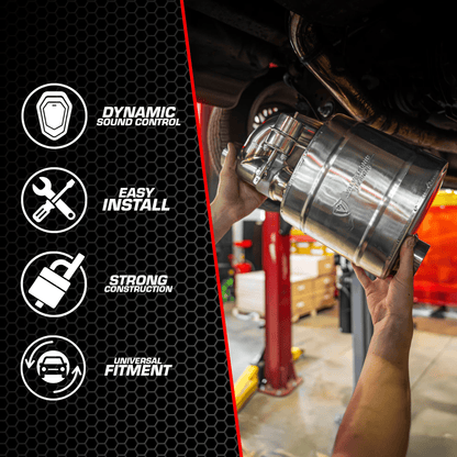 UNIVERSAL VALVED MUFFLER KIT