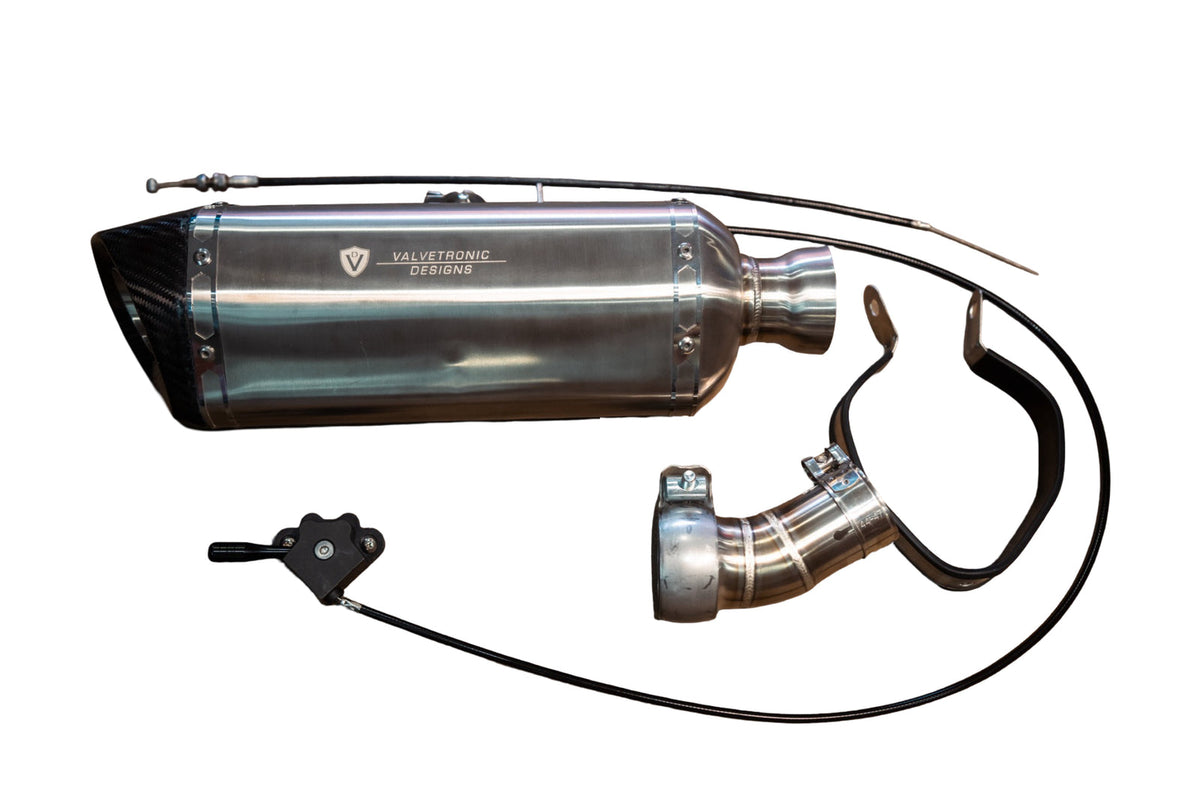 Valvetronic Motorcycle Valved Muffler