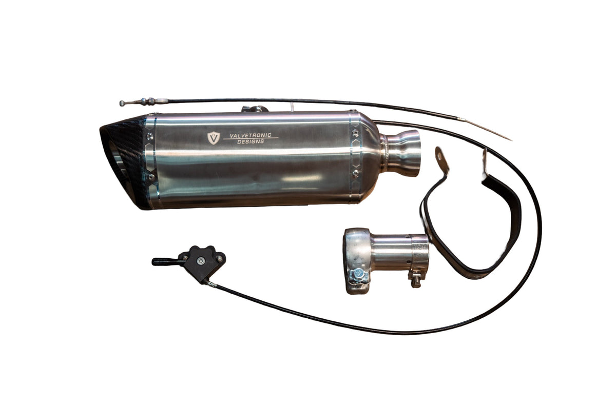 Valvetronic Motorcycle Valved Muffler