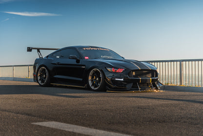 Carbon Fiber Front Wind Splitter- 2015-2020 Ford Mustang S550 Shelby GT350 / GT350R